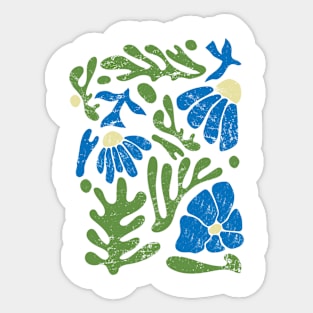 Boho Wildflowers Vibe Matisse Sticker